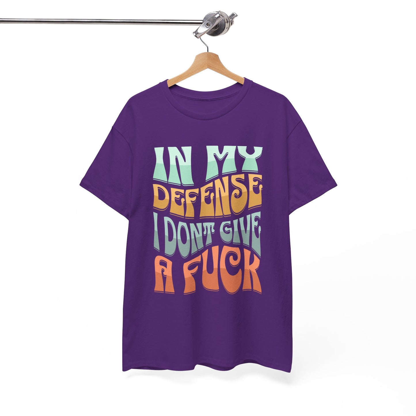 In My Defense I Don’t Give a F*ck – Unfiltered Gemini Statement Tee