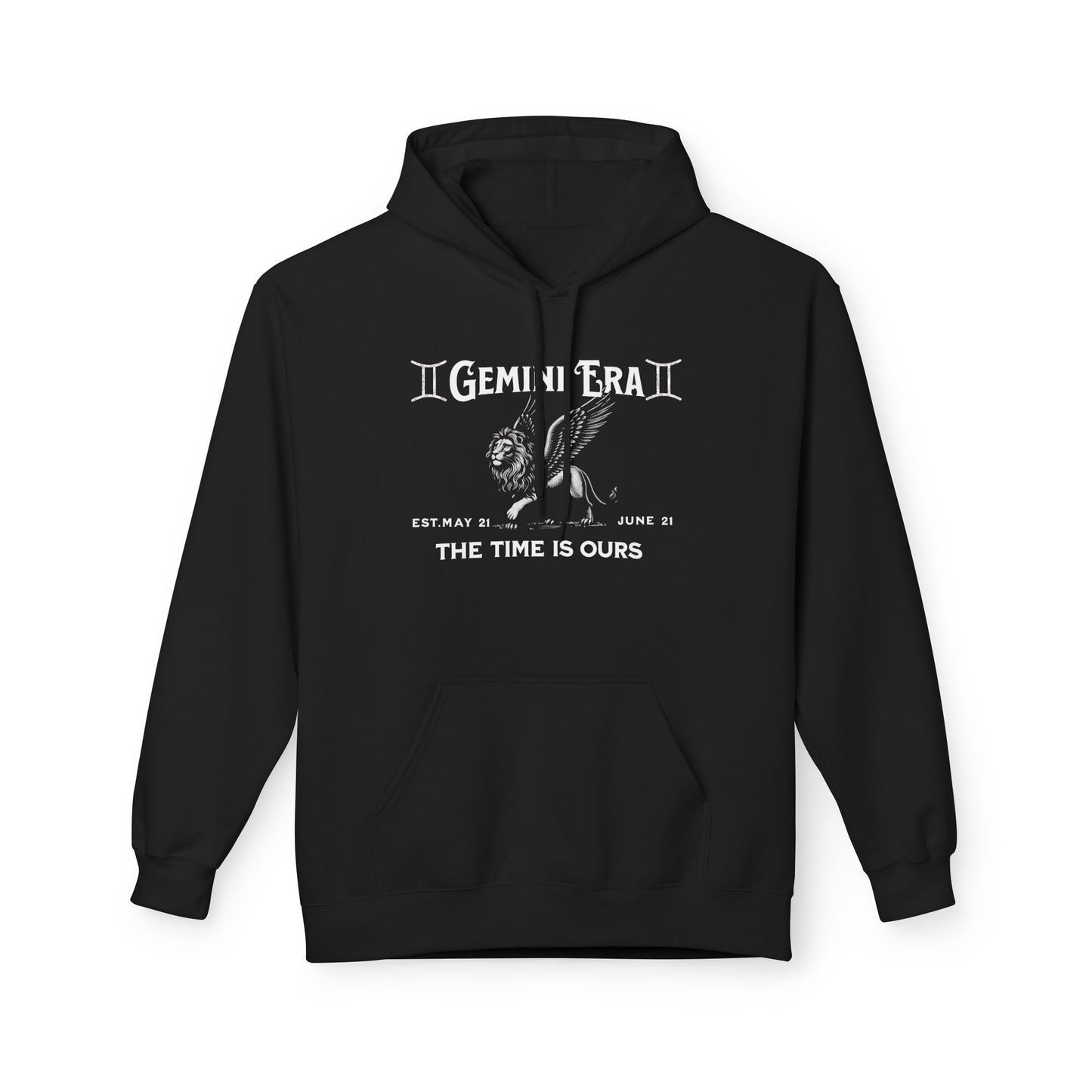 Gemini 22 Gear Unisex Midweight Fleece Hoodie – Soft, Comfortable Zodiac Streetwear for Gemini Season