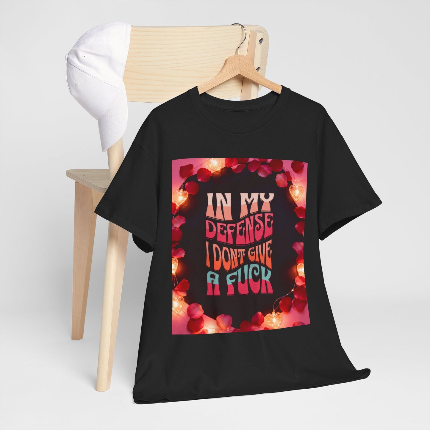 In My Defense I Don’t Give a F*ck – Unfiltered Gemini Statement Tee