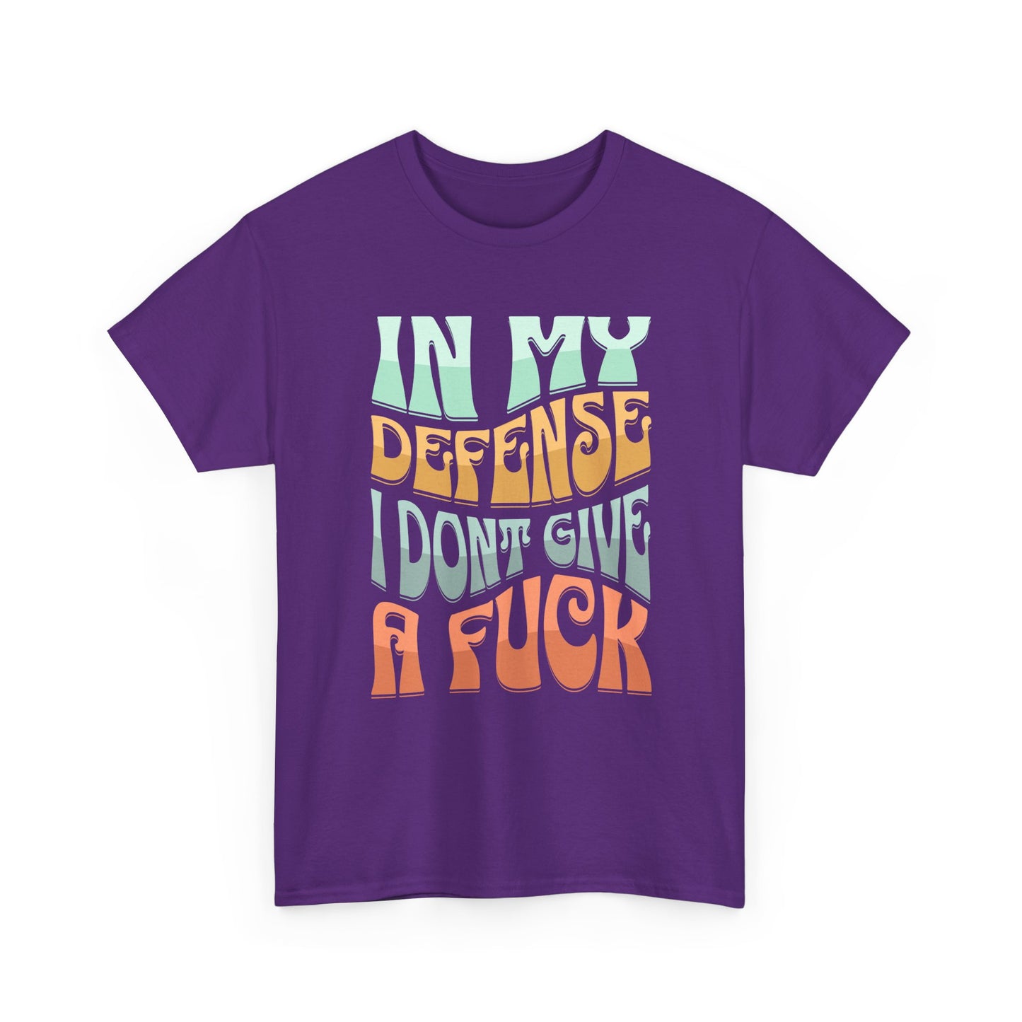 In My Defense I Don’t Give a F*ck – Unfiltered Gemini Statement Tee